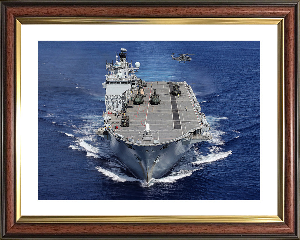 HMS Ocean L12 Royal Navy Helicopter Carrier Photo Print or Framed Photo Print - Hampshire Prints