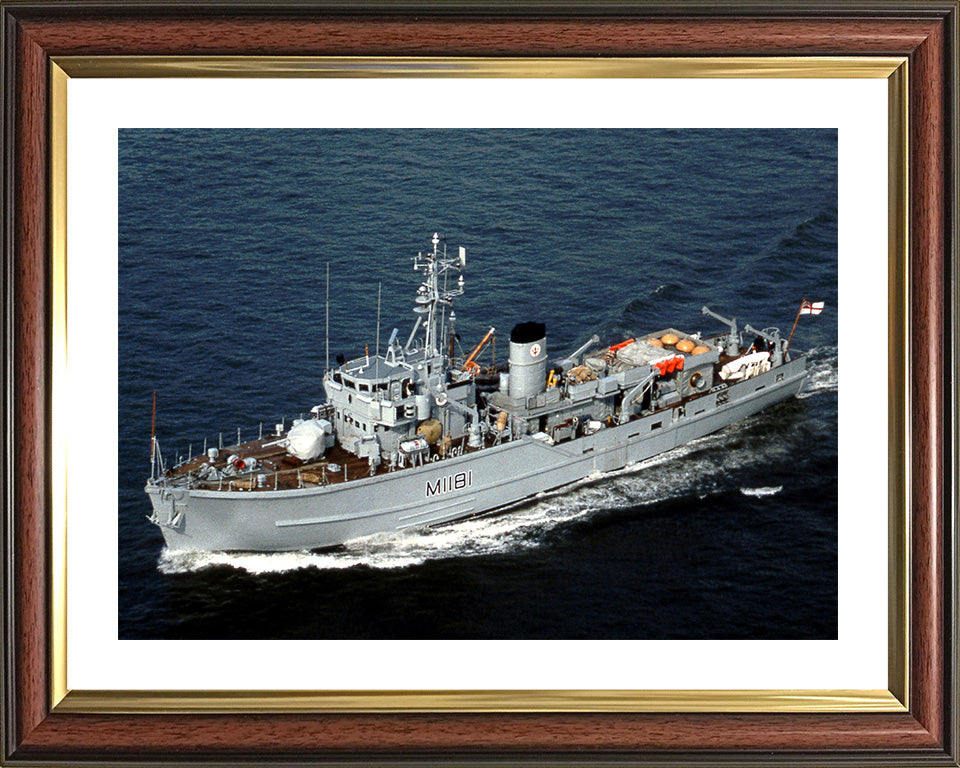 HMS Sheraton M1181 Royal Navy Ton Class Minesweeper Photo Print or Framed Photo Print - Hampshire Prints