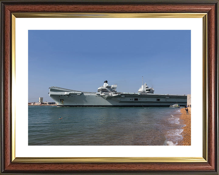 HMS Queen Elizabeth R08 | Photo Print | Framed Print | Queen Elizabeth Class | Aircraft Carrier | Royal Navy - Hampshire Prints