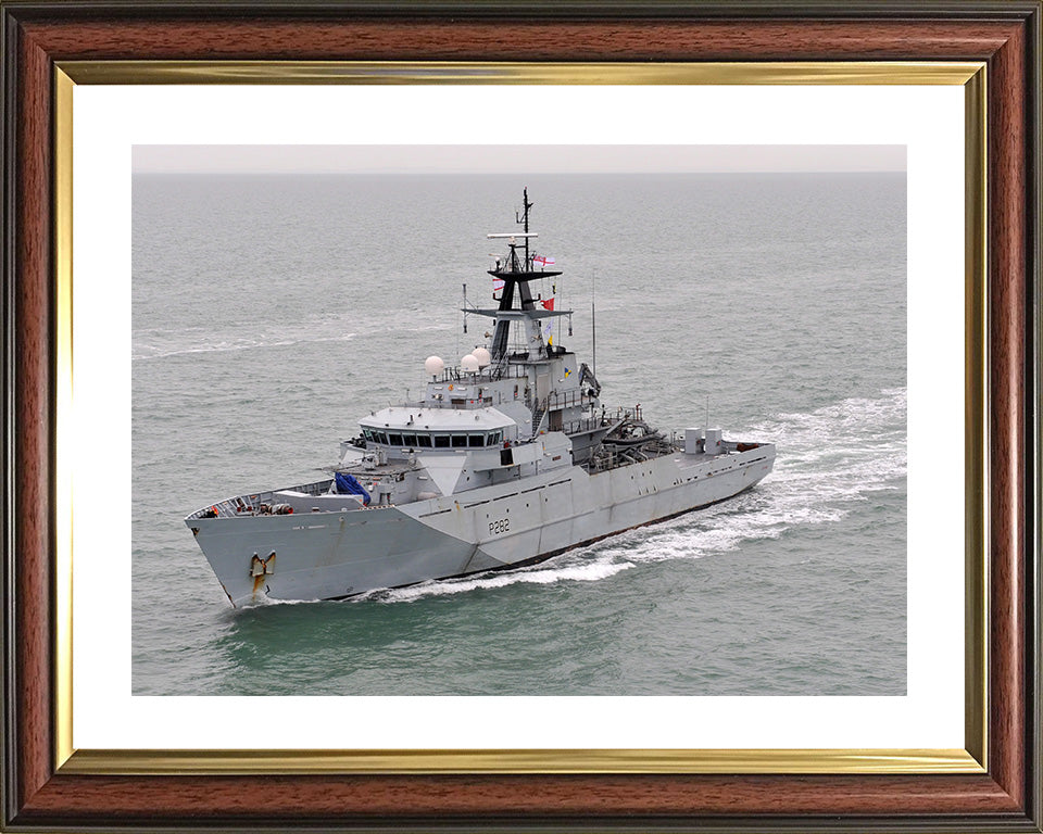 HMS Severn P282 Royal Navy River class offshore patrol vessel Photo Print or Framed Print - Hampshire Prints