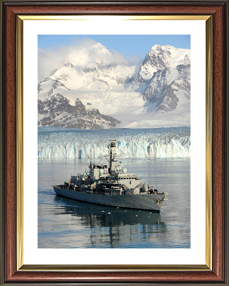 HMS Portland F79 Royal Navy Type 23 frigate Photo Print or Framed Print - Hampshire Prints