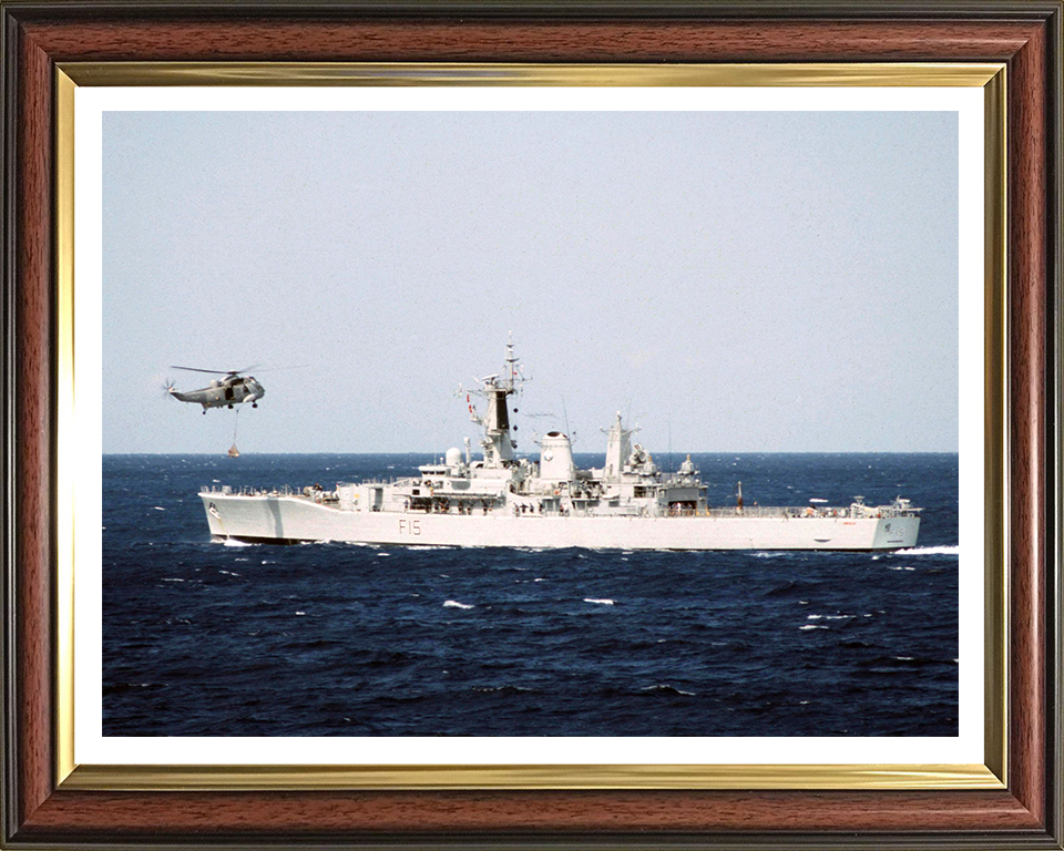 HMS Euryalus F15 Royal Navy Leander Class Frigate Photo Print or Framed Print - Hampshire Prints