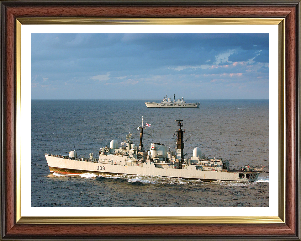 HMS Exeter D89 Royal Navy Type 42 Destroyer Photo Print or Framed Photo Print - Hampshire Prints