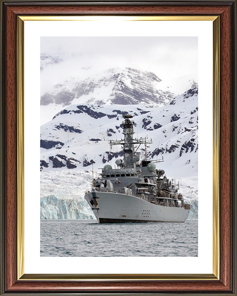 HMS Richmond F239 Royal Navy type 23 Frigate Photo Print or Framed Print - Hampshire Prints