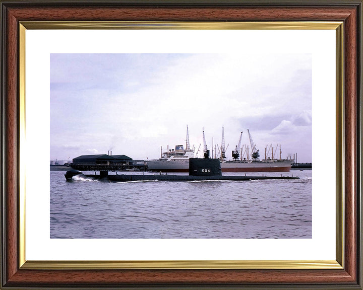 HMS Grampus S04 Submarine | Photo Print | Framed Print | Porpoise class | Royal Navy - Hampshire Prints