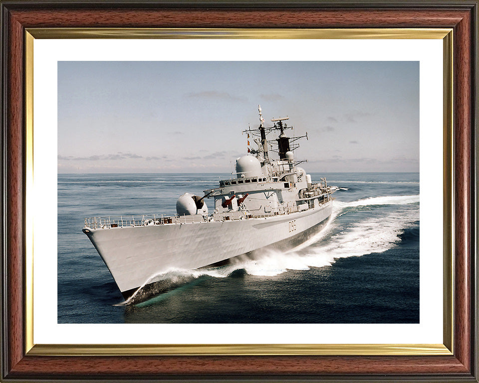 HMS Manchester D95 Royal Navy Type 42 destroyer Photo Print or Framed Print - Hampshire Prints