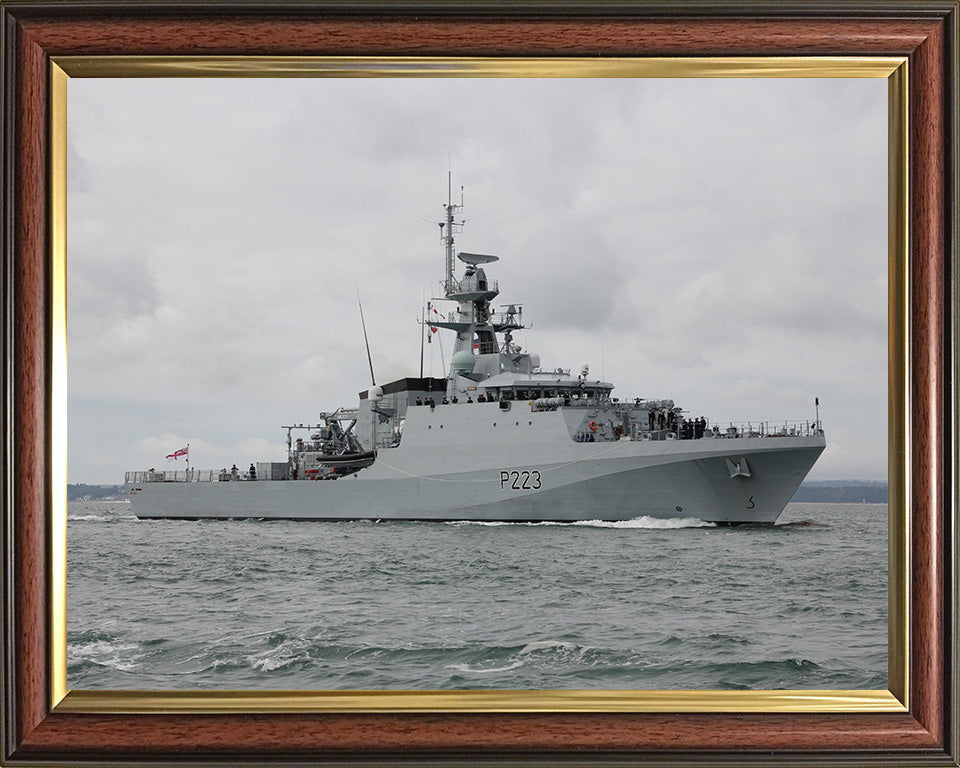 HMS Medway P223 Royal Navy River class offshore patrol vessel Photo Print or Framed Photo Print - Hampshire Prints