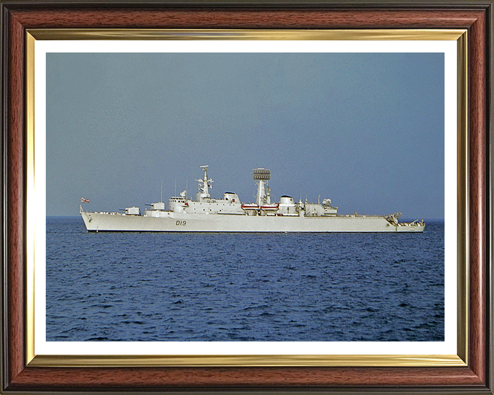 HMS Glamorgan D19 Royal Navy County class Destroyer Photo Print or Framed Print - Hampshire Prints