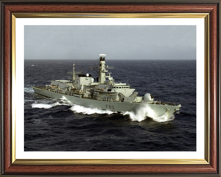 HMS Grafton F80 Royal Navy Type 23 Frigate Photo Print or Framed Print - Hampshire Prints