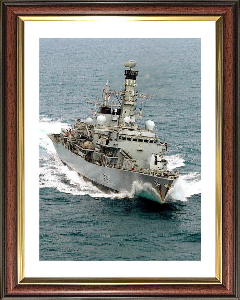 HMS Sutherland F81 Royal Navy type 23 Frigate Photo Print or Framed Print - Hampshire Prints