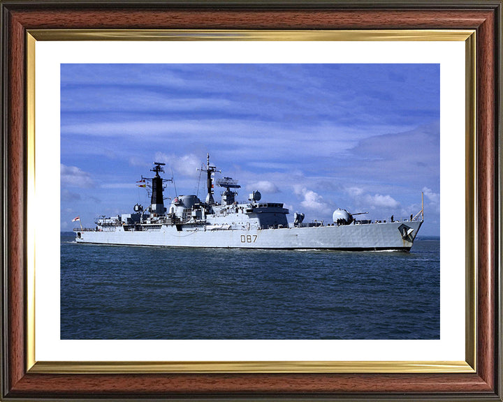 HMS Newcastle D87 Royal Navy Type 42 destroyer Photo Print or Framed Photo Print - Hampshire Prints