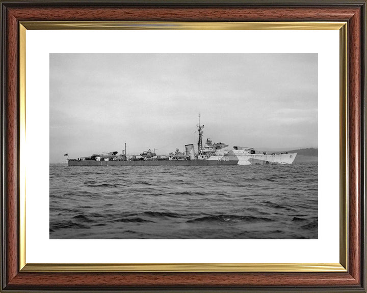 HMS Wrangler R48 Royal Navy W Class destroyer Photo Print or Framed Print - Hampshire Prints