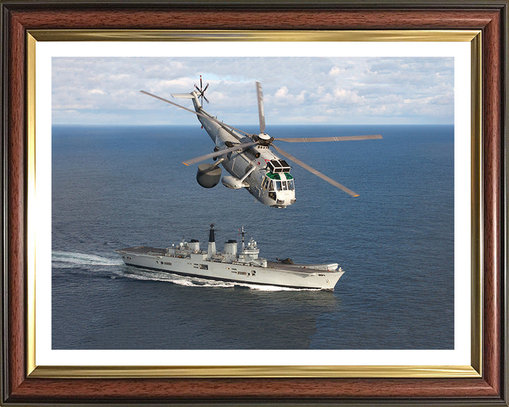 HMS Invincible R05 Royal Navy Invincible Class aircraft carrier Photo Print or Framed Print - Hampshire Prints