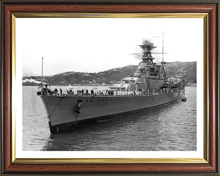 HMS Hood (51) Royal Navy Admiral class battlecruiser Photo Print or Framed Print - Hampshire Prints