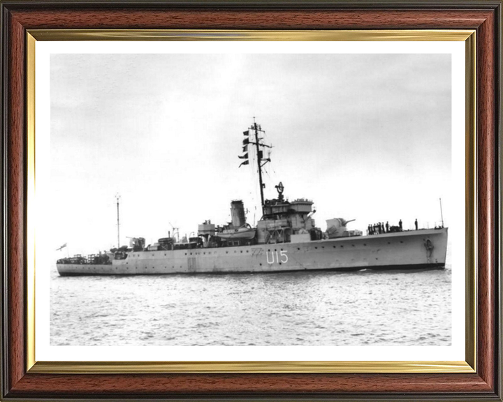 HMS Fowey U15 (L15) Royal Navy Shoreham class sloop Photo Print or Framed Print - Hampshire Prints