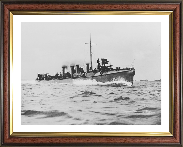 HMS Hornet Royal Navy Havock class torpedo boat Photo Print or Framed Print - Hampshire Prints