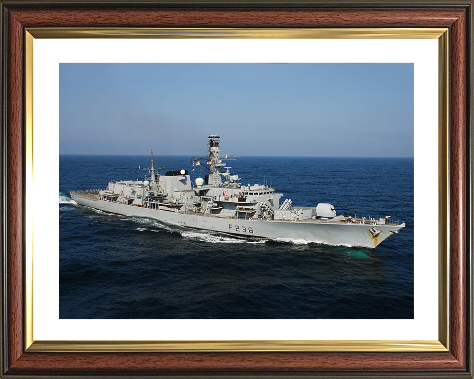 HMS Northumberland F238 Royal Navy Type 23 frigate Photo Print or Framed Photo Print - Hampshire Prints