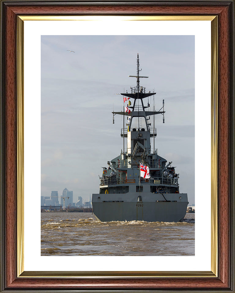 HMS Severn P282 Royal Navy River class offshore patrol vessel Photo Print or Framed Print - Hampshire Prints