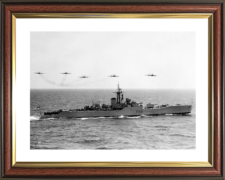 HMS Tenby F65 Royal Navy Whitby Class Frigate Photo Print or Framed Print - Hampshire Prints