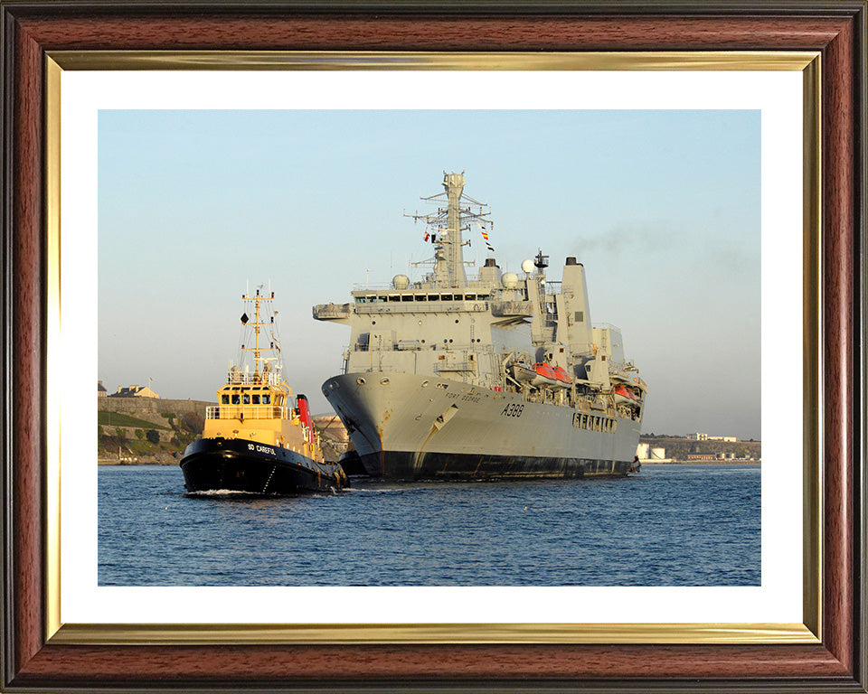 RFA Fort George A388 Royal Fleet Auxiliary Fort class tanker Photo Print or Framed Print - Hampshire Prints