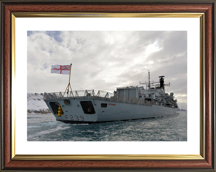 HMS Richmond F239 Royal Navy type 23 Frigate Photo Print or Framed Print - Hampshire Prints