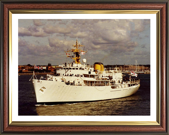 HMS Hecla A133 Royal Navy Hecla class survey vessel Photo Print or Framed Print - Hampshire Prints