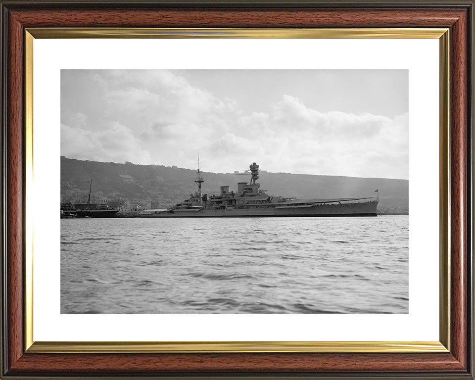 HMS Repulse (1916) Royal Navy Renown class battlecruiser Photo Print or Framed Print - Hampshire Prints