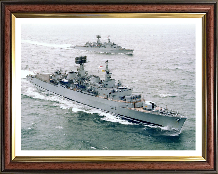 HMS Glamorgan D19 Royal Navy County class Destroyer Photo Print or Framed Print - Hampshire Prints