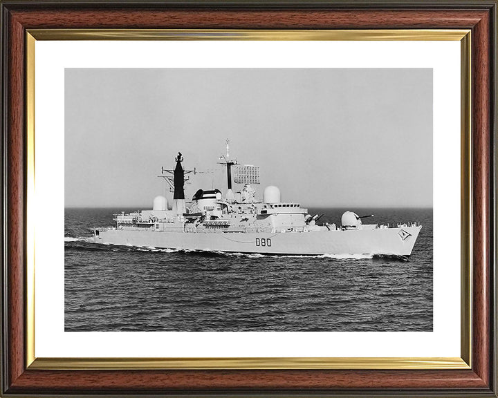 HMS Sheffield D80 Royal Navy Type 42 destroyer Photo Print or Framed Print - Hampshire Prints