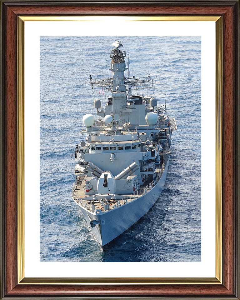 HMS Somerset F82 Royal Navy Type 23 frigate Photo Print or Framed Print - Hampshire Prints