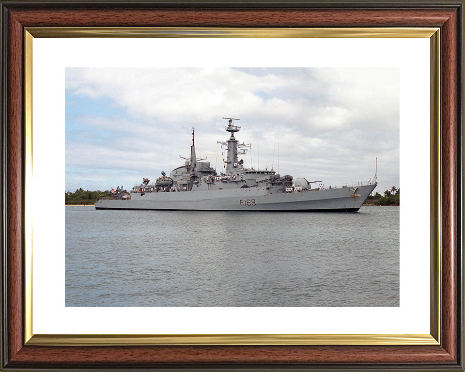 HMS Amazon F169 Royal Navy type 21 Frigate Photo Print or Framed Print - Hampshire Prints