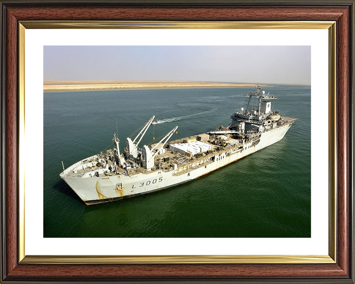 RFA Sir Galahad L3005 Royal Fleet Auxiliary Round Table class ship Photo Print or Framed Print - Hampshire Prints