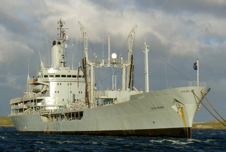 RFA Gold Rover A271 Royal Fleet Auxiliary Rover class small fleet tanker Photo Print or Framed Print - Hampshire Prints