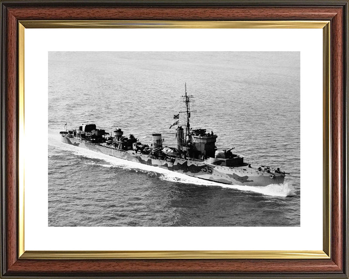 HMS Winchester L55 Royal Navy Admiralty W class destroyer Photo Print or Framed Print - Hampshire Prints