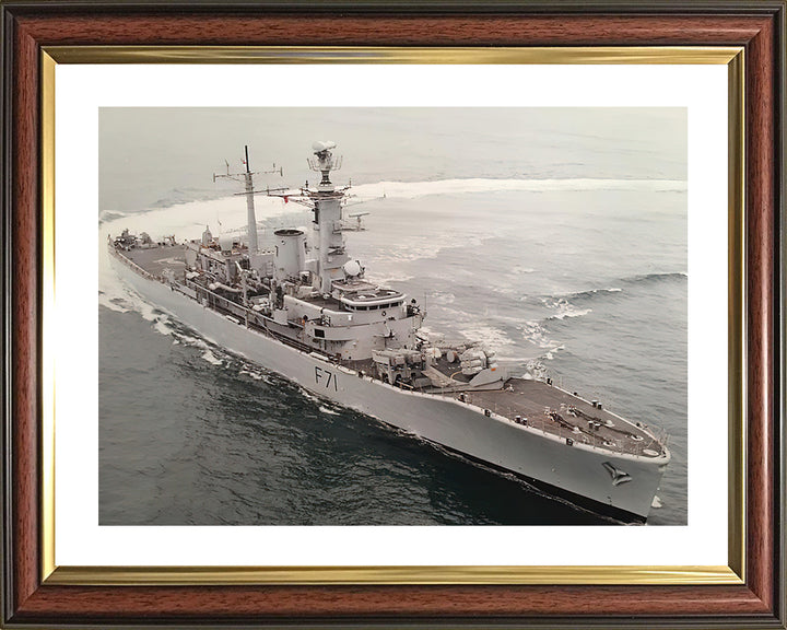 HMS Scylla F71 Royal Navy Leander class frigate Photo Print or Framed Print - Hampshire Prints