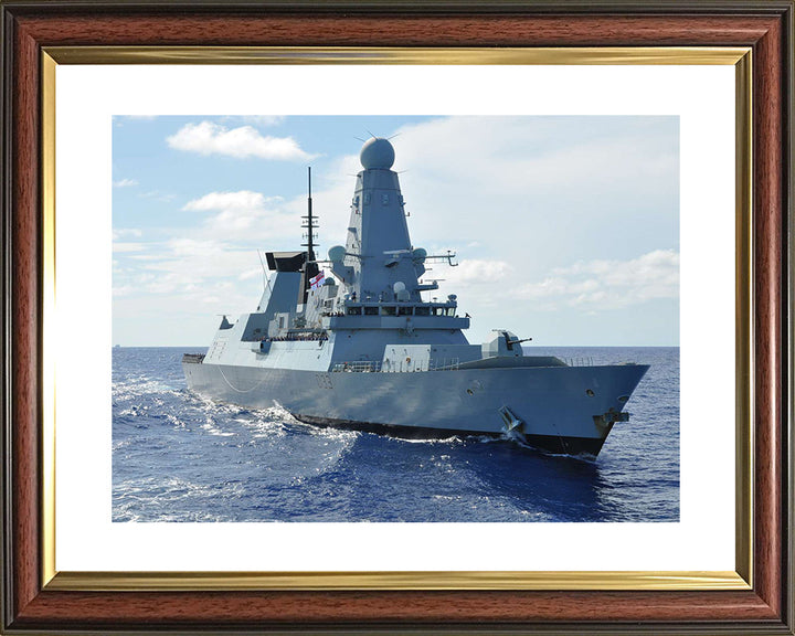 HMS Dauntless D33 Royal Navy Type 45 destroyer Photo Print or Framed Print - Hampshire Prints