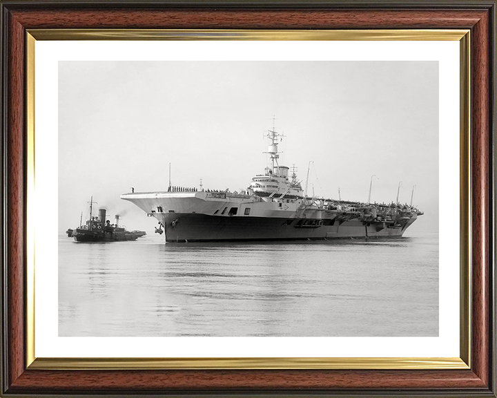 HMS Implacable R86 Royal Navy Implacable Class Aircraft Carrier Photo Print or Framed Print - Hampshire Prints