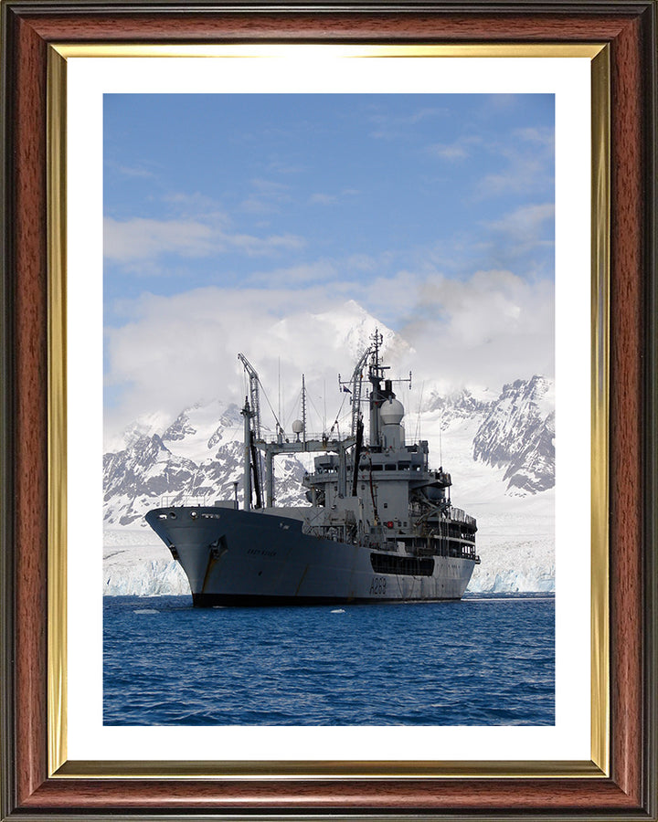 RFA Grey Rover A269 Royal Fleet Auxiliary Rover class small fleet tanker Photo Print or Framed Print - Hampshire Prints