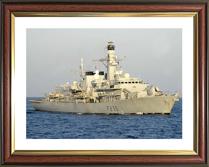 HMS Monmouth F235 Royal Navy type 23 Frigate Photo Print or Framed Print - Hampshire Prints