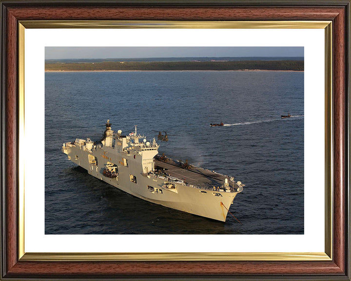 HMS Ocean L12 Royal Navy helicopter carrier Photo Print or Framed Print - Hampshire Prints