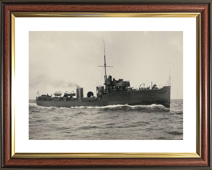 HMS Kale 1904 Royal Navy River class destroyer Photo Print or Framed Print - Hampshire Prints