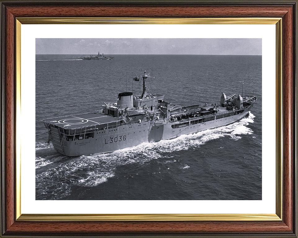 RFA Sir Percivale L3036 Royal Fleet Auxiliary Round Table class ship Photo Print or Framed Print - Hampshire Prints