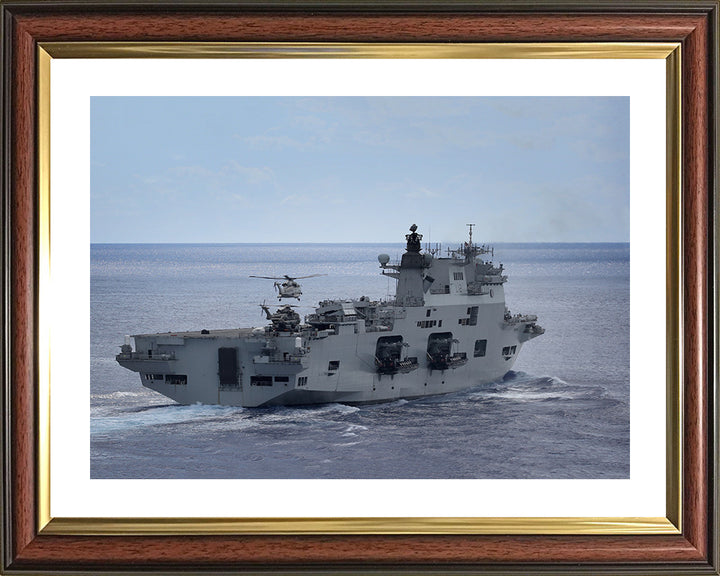 HMS Ocean L12 Royal Navy helicopter carrier Photo Print or Framed Print - Hampshire Prints