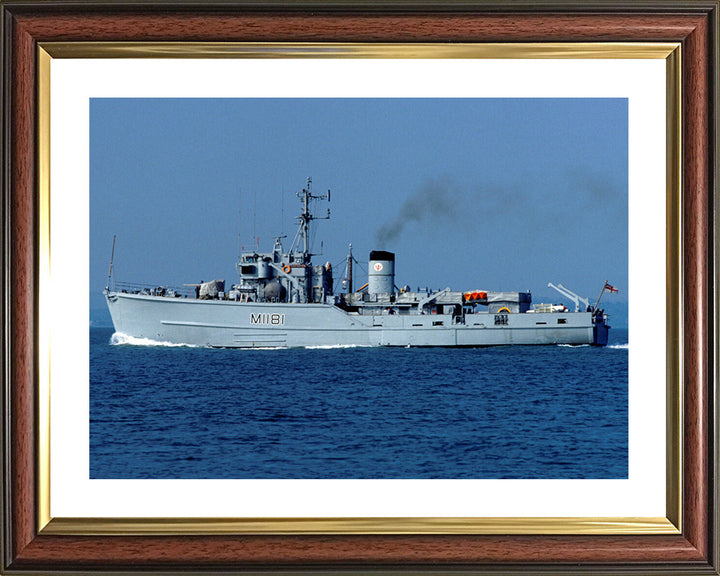 HMS Sheraton M1181 Royal Navy Ton Class Minesweeper Photo Print or Framed Photo Print - Hampshire Prints