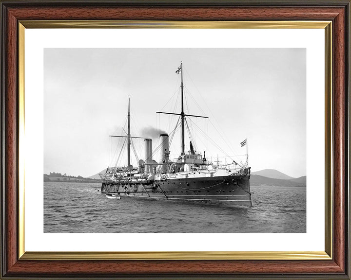 HMS Royal Arthur (1891) Royal Navy Edgar class cruiser Photo Print or Framed Photo Print - Hampshire Prints