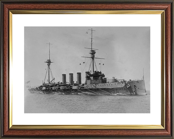 HMS Achilles (1905) Royal Navy Warrior class armoured cruiser Photo Print or Framed Photo Print - Hampshire Prints