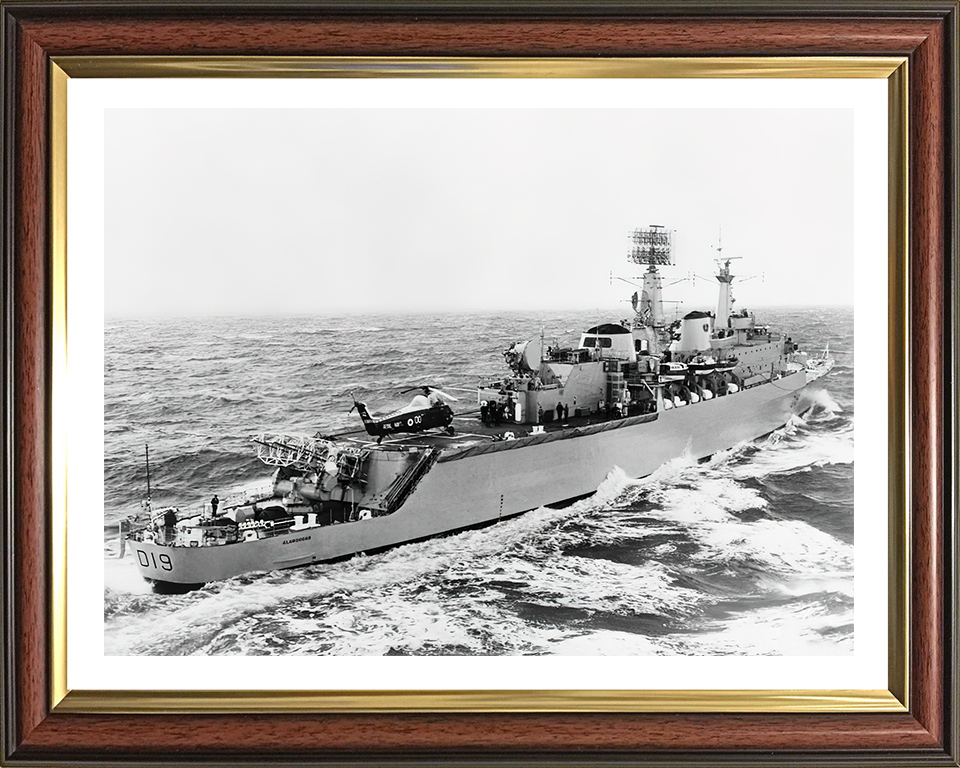 HMS Glamorgan D19 Royal Navy County class Destroyer Photo Print or Framed Print - Hampshire Prints