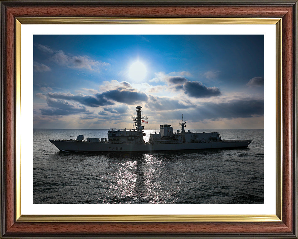 HMS Lancaster F229 Royal Navy Type 23 frigate Photo Print or Framed Print - Hampshire Prints