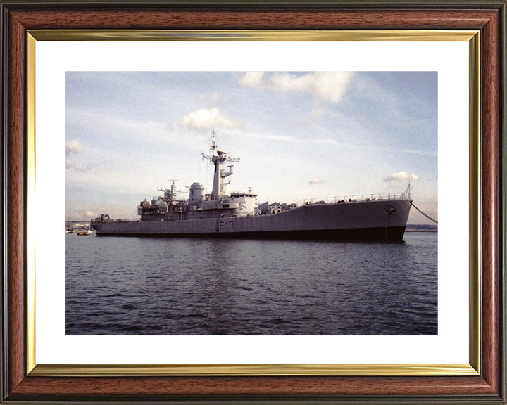 HMS Sirius F40 Royal Navy Leander class frigate Photo Print or Framed Print - Hampshire Prints