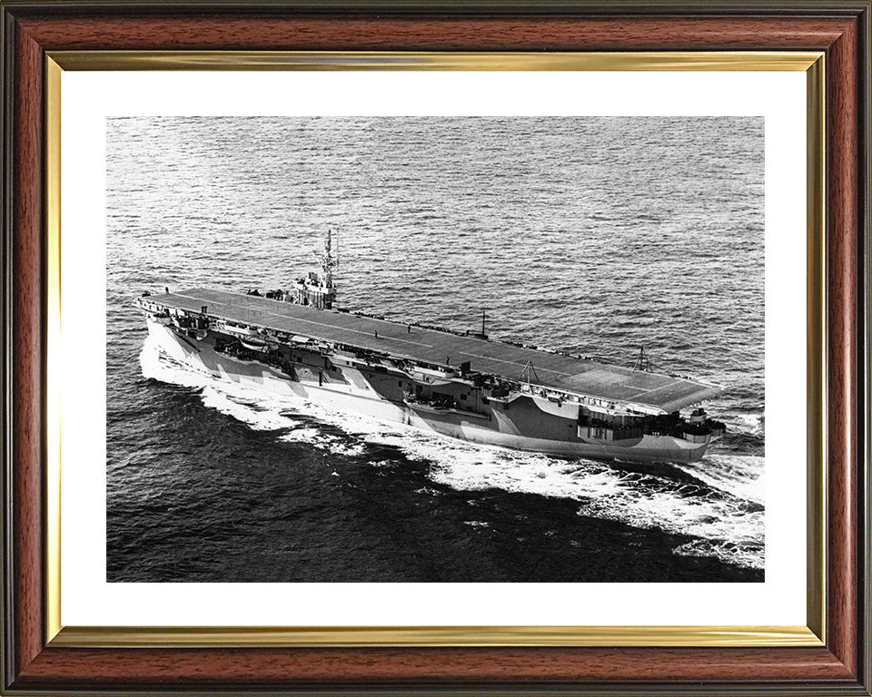 HMS Ruler D72 Royal Navy Ruler class escort carrier Photo Print or Framed Print - Hampshire Prints